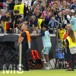 31.05.2026, Fussball Freundschafts-Länderspiele 3.Spieltag, Deutschland - Finnland, in der Mewa-Arena Mainz, Nathaniel Brown (Deutschland) nach dem Spiel bei seiner Familie (ACHTUNG SPERRE: DIESES BILD NUR FÜR AGENTUR-INTERNE ZWECKE, KEINE VERÖFFENTLICHUNG IN MEDIEN OHNE GENEHMIGUNG!)