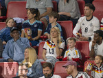 31.05.2026, Fussball Freundschafts-Länderspiele 3.Spieltag, Deutschland - Finnland, in der Mewa-Arena Mainz, mitte: Sina Groß, Ehefrau von Pascal Groß (Deutschland) auf der Tribüne. oben links: Lena, Frau von Bundestrainer Julian Nagelsmann (Deutschland) auf der Tribüne, mit Maximilian, Sohn von Nagelsmann, und Tochter.(ACHTUNG SPERRE: DIESES BILD NUR FÜR AGENTUR-INTERNE ZWECKE, KEINE VERÖFFENTLICHUNG IN MEDIEN OHNE GENEHMIGUNG!)