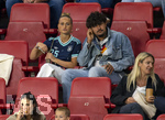 31.05.2026, Fussball Freundschafts-Länderspiele 3.Spieltag, Deutschland - Finnland, in der Mewa-Arena Mainz, li. mit Nr.25 Trikot: Zoe Käppele, Freundin von Lennart Karl (Deutschland) (ACHTUNG SPERRE: DIESES BILD NUR FÜR AGENTUR-INTERNE ZWECKE, KEINE VERÖFFENTLICHUNG IN MEDIEN OHNE GENEHMIGUNG!)
