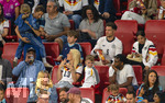 31.05.2026, Fussball Freundschafts-Länderspiele 3.Spieltag, Deutschland - Finnland, in der Mewa-Arena Mainz, mitte: Sina Groß, Ehefrau von Pascal Groß (Deutschland) auf der Tribüne. oben links: Lena, Frau von Bundestrainer Julian Nagelsmann (Deutschland) auf der Tribüne, mit Maximilian, Sohn von Nagelsmann, und Tochter. rechts oben: Mathea Fischer, Freundin von Leon Goretzka (Deutschland)  (ACHTUNG SPERRE: DIESES BILD NUR FÜR AGENTUR-INTERNE ZWECKE, KEINE VERÖFFENTLICHUNG IN MEDIEN OHNE GENEHMIGUNG!)