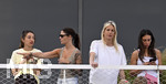 01.06.2026, Fussball, DFB-Nationalmannschaft Deutschland, letztes Training vor Abreise nach USA zur WM 2026, am DFB-Campus in Frankfurt am Main.     Lena Wurzenberger (li, Deutschland) die Frau von Trainer Julian Nagelsmann (Deutschland) 