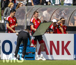 01.06.2026, Fussball, DFB-Nationalmannschaft Deutschland, letztes Training vor Abreise nach USA zur WM 2026, am DFB-Campus in Frankfurt am Main. Bundestrainer Julian Nagelsmann (Deutschland) macht seinen Taktikplan auf der großen Taktiktafel.