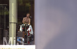 01.06.2026, Fussball, DFB-Nationalmannschaft Deutschland, letztes Training vor Abreise nach USA zur WM 2026, am DFB-Campus in Frankfurt am Main. Ergometer-Training im Gymnastikraum. Joshua Kimmich (Deutschland) mit freiem Oberkörper auf dem Ergometer.