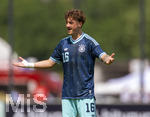 01.06.2026, Fussball, DFB-Nationalmannschaft Deutschland, letztes Training vor Abreise nach USA zur WM 2026, am DFB-Campus in Frankfurt am Main. Testspiel Deutschland - Finnland, Angelo Stiller (Deutschland) 