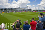 01.06.2026, Fussball, DFB-Nationalmannschaft Deutschland, letztes Training vor Abreise nach USA zur WM 2026, am DFB-Campus in Frankfurt am Main. Medien beobachten das Trainingsspiel gegen Finnland am Haupt-Trainingsplatz.