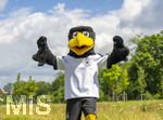 01.06.2026, Fussball, DFB-Nationalmannschaft Deutschland, letztes Training vor Abreise nach USA zur WM 2026, am DFB-Campus in Frankfurt am Main.  DFB-Maskottchen Paule der Adler