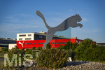 12.06.2026, Herzogenaurach in Bayern. Headquarter der Sportartikelfirma Puma SE am Unternehmenssitz in Herzogenaurach. An der Strasse auf dem Kreisverkehr steht der springende Puma, das Logo und Wahrzeichen der börsennotierten Weltfirma.