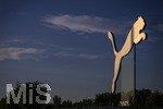 12.06.2026, Herzogenaurach in Bayern. Headquarter der Sportartikelfirma Puma SE am Unternehmenssitz in Herzogenaurach. An der Strasse auf dem Kreisverkehr steht der springende Puma, das Logo und Wahrzeichen der börsennotierten Weltfirma.