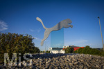 12.06.2026, Herzogenaurach in Bayern. Headquarter der Sportartikelfirma Puma SE am Unternehmenssitz in Herzogenaurach. An der Strasse auf dem Kreisverkehr steht der springende Puma, das Logo und Wahrzeichen der börsennotierten Weltfirma.