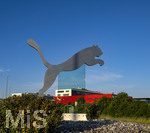 12.06.2026, Herzogenaurach in Bayern. Headquarter der Sportartikelfirma Puma SE am Unternehmenssitz in Herzogenaurach. An der Strasse auf dem Kreisverkehr steht der springende Puma, das Logo und Wahrzeichen der börsennotierten Weltfirma.