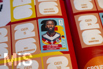 13.06.2026, Mindelheim (Bayern), das beliebte Sammelheft und die dazugehörigen Sammelbilder gibt es auch wieder zur Fussball-WM 2026 in den USA.  Hier die Aufkleber der Deutschen Spieler, Antonio Rüdiger (Deutschland) 