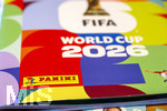 13.06.2026, Mindelheim (Bayern), das beliebte Sammelheft und die dazugehörigen Sammelbilder gibt es auch wieder zur Fussball-WM 2026 in den USA.  Das Stickeralbum mit der Titelseite. 