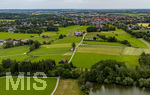 16.06.2026,  Bad Wörishofen im Unterallgäu, Hochwasser-Massnahmen im Süden der Stadt, zwischen Ortsrand und Waldsee.