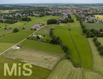16.06.2026,  Bad Wörishofen im Unterallgäu, Hochwasser-Massnahmen im Süden der Stadt, zwischen Ortsrand und Waldsee.