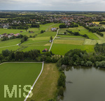 16.06.2026,  Bad Wörishofen im Unterallgäu, Hochwasser-Massnahmen im Süden der Stadt, zwischen Ortsrand und Waldsee.