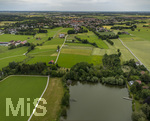 16.06.2026,  Bad Wörishofen im Unterallgäu, Hochwasser-Massnahmen im Süden der Stadt, zwischen Ortsrand und Waldsee.