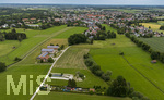 16.06.2026,  Bad Wörishofen im Unterallgäu, Hochwasser-Massnahmen im Süden der Stadt, zwischen Ortsrand und Waldsee.
