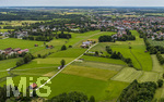 16.06.2026,  Bad Wörishofen im Unterallgäu, Hochwasser-Massnahmen im Süden der Stadt, zwischen Ortsrand und Waldsee.
