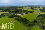 16.06.2026,  Bad Wörishofen im Unterallgäu, Hochwasser-Massnahmen im Süden der Stadt, zwischen Ortsrand und Waldsee.