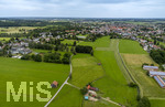 16.06.2026,  Bad Wörishofen im Unterallgäu, Hochwasser-Massnahmen im Süden der Stadt, zwischen Ortsrand und Waldsee.