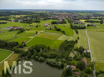 16.06.2026,  Bad Wörishofen im Unterallgäu, Hochwasser-Massnahmen im Süden der Stadt, zwischen Ortsrand und Waldsee.