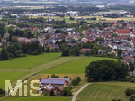 16.06.2026,  Bad Wörishofen im Unterallgäu, Hochwasser-Massnahmen im Süden der Stadt, zwischen Ortsrand und Waldsee.