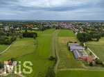 16.06.2026,  Bad Wörishofen im Unterallgäu, Hochwasser-Massnahmen im Süden der Stadt, zwischen Ortsrand und Waldsee.