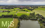 16.06.2026,  Bad Wörishofen im Unterallgäu, Hochwasser-Massnahmen im Süden der Stadt, zwischen Ortsrand und Waldsee.