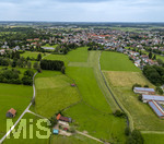 16.06.2026,  Bad Wörishofen im Unterallgäu, Hochwasser-Massnahmen im Süden der Stadt, zwischen Ortsrand und Waldsee.