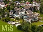 17.06.2026,  Bad Wörishofen im Unterallgäu, Drohnenaufnahmen des Wohngebietes im Süden der Stadt, am Ortsrand an der Hartenthalerstraße. Hotel Tanneck Bad Wörishofen
