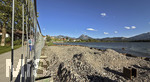 17.06.2026, am Hopfensee bei Füssen im Allgäu, große Baustelle an der Seepromendae, für Radler wird ein Fahrradweg direkt auf Stelzen in den See ans Ufer gebaut.