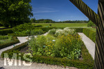 24.06.2026,  Kurpark in Bad Wörishofen (Bayern),  der schön angelegte Kneipp-Kräutergarten mit den bekanntesten Heilkräutern in der Heilkunde.  