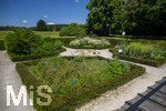 24.06.2026,  Kurpark in Bad Wörishofen (Bayern),  der schön angelegte Kneipp-Kräutergarten mit den bekanntesten Heilkräutern in der Heilkunde.  