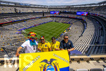 25.06.2026, Fussball Weltmeisterschaft 2026 in den USA, 3.Spieltag Gruppe E, Ecuador - Deutschland, im MetLife Stadium (New York/New Jersey, East Rutherford), Stadionübersicht, Totale, Übersicht, Vogelperspektive, Innenansicht, vor dem Spiel  mit Fans von Ecuador  