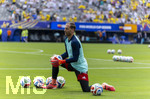 25.06.2026, Fussball Weltmeisterschaft 2026 in den USA, 3.Spieltag Gruppe E, Ecuador - Deutschland, im MetLife Stadium (New York/New Jersey, East Rutherford), Torwart Oliver Baumann (Deutschland) beim Aufwärmen.