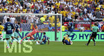 25.06.2026, Fussball Weltmeisterschaft 2026 in den USA, 3.Spieltag Gruppe E, Ecuador - Deutschland, im MetLife Stadium (New York/New Jersey, East Rutherford), Torschuss Nilson ANGULO (Equador) zum 1:1 Ausgleich, gegen Torwart Manuel Neuer (mitte, Deutschland), Alexander Pavlovic (mitte, Deutschland), Jonathan Tah (re, Deutschland) , Joshua Kimmich (li, Deutschland) 