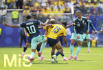 25.06.2026, Fussball Weltmeisterschaft 2026 in den USA, 3.Spieltag Gruppe E, Ecuador - Deutschland, im MetLife Stadium (New York/New Jersey, East Rutherford),  v.li: Jamal Musiala (Deutschland) gegen Pedro VITE (Equador) 