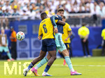 25.06.2026, Fussball Weltmeisterschaft 2026 in den USA, 3.Spieltag Gruppe E, Ecuador - Deutschland, im MetLife Stadium (New York/New Jersey, East Rutherford), v.li: Willian Pacho (Equador) gegen Kai Hawertz (Deutschland) 