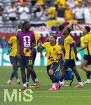 25.06.2026, Fussball Weltmeisterschaft 2026 in den USA, 3.Spieltag Gruppe E, Ecuador - Deutschland, im MetLife Stadium (New York/New Jersey, East Rutherford), Schlussjubel Ecuador, Jackson Porozo, Jordy Alcivar