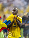 25.06.2026, Fussball Weltmeisterschaft 2026 in den USA, 3.Spieltag Gruppe E, Ecuador - Deutschland, im MetLife Stadium (New York/New Jersey, East Rutherford), Moises CAICEDO (Equador) Schlussjubel 