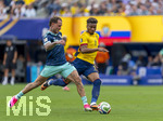 25.06.2026, Fussball Weltmeisterschaft 2026 in den USA, 3.Spieltag Gruppe E, Ecuador - Deutschland, im MetLife Stadium (New York/New Jersey, East Rutherford), von links:  Florian Wirtz (Deutschland), Kevin Rodriguez (Ecuador)