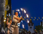 26.06.2026,  Frundsbergfest Mindelheim 2026, ein bekanntes Historisches-Fest im Unterallgäu mit tausenden Mitwirkenden. Die Kreisstadt Mindelheim kehrt für eine Woche ins Mittelalter zurück und feiert ihre historische Geschichte. Am ersten Freitag ist Stimmungsvolles Altstadtfest und Lagerleben in den Gassen und Strassen der Innenstadt angesagt. Feuershow am Marienplatz. 