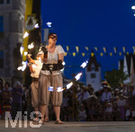 26.06.2026,  Frundsbergfest Mindelheim 2026, ein bekanntes Historisches-Fest im Unterallgäu mit tausenden Mitwirkenden. Die Kreisstadt Mindelheim kehrt für eine Woche ins Mittelalter zurück und feiert ihre historische Geschichte. Am ersten Freitag ist Stimmungsvolles Altstadtfest und Lagerleben in den Gassen und Strassen der Innenstadt angesagt. Feuershow am Marienplatz. 