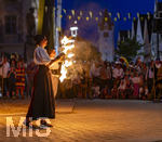 26.06.2026,  Frundsbergfest Mindelheim 2026, ein bekanntes Historisches-Fest im Unterallgäu mit tausenden Mitwirkenden. Die Kreisstadt Mindelheim kehrt für eine Woche ins Mittelalter zurück und feiert ihre historische Geschichte. Am ersten Freitag ist Stimmungsvolles Altstadtfest und Lagerleben in den Gassen und Strassen der Innenstadt angesagt. Feuershow am Marienplatz. 