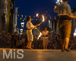 26.06.2026,  Frundsbergfest Mindelheim 2026, ein bekanntes Historisches-Fest im Unterallgäu mit tausenden Mitwirkenden. Die Kreisstadt Mindelheim kehrt für eine Woche ins Mittelalter zurück und feiert ihre historische Geschichte. Am ersten Freitag ist Stimmungsvolles Altstadtfest und Lagerleben in den Gassen und Strassen der Innenstadt angesagt. Feuershow am Marienplatz. 