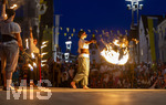 26.06.2026,  Frundsbergfest Mindelheim 2026, ein bekanntes Historisches-Fest im Unterallgäu mit tausenden Mitwirkenden. Die Kreisstadt Mindelheim kehrt für eine Woche ins Mittelalter zurück und feiert ihre historische Geschichte. Am ersten Freitag ist Stimmungsvolles Altstadtfest und Lagerleben in den Gassen und Strassen der Innenstadt angesagt. Feuershow am Marienplatz. 