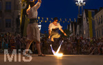 26.06.2026,  Frundsbergfest Mindelheim 2026, ein bekanntes Historisches-Fest im Unterallgäu mit tausenden Mitwirkenden. Die Kreisstadt Mindelheim kehrt für eine Woche ins Mittelalter zurück und feiert ihre historische Geschichte. Am ersten Freitag ist Stimmungsvolles Altstadtfest und Lagerleben in den Gassen und Strassen der Innenstadt angesagt. Feuershow am Marienplatz. 