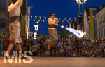 26.06.2026,  Frundsbergfest Mindelheim 2026, ein bekanntes Historisches-Fest im Unterallgäu mit tausenden Mitwirkenden. Die Kreisstadt Mindelheim kehrt für eine Woche ins Mittelalter zurück und feiert ihre historische Geschichte. Am ersten Freitag ist Stimmungsvolles Altstadtfest und Lagerleben in den Gassen und Strassen der Innenstadt angesagt. Feuershow am Marienplatz. 