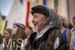 27.06.2026,  Frundsbergfest Mindelheim 2026, ein bekanntes Historisches-Fest im Unterallgäu mit tausenden Mitwirkenden. Die Kreisstadt Mindelheim kehrt für eine Woche ins Mittelalter zurück und feiert ihre historische Geschichte. Stimmungsvolles Altstadtfest und Lagerleben in den Gassen und Strassen. Fahnenschwinger Sbandieratori Sansepolcro, aus Italien am Marienplatz, Dr. Manfred Schmid 
