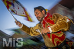 27.06.2026,  Frundsbergfest Mindelheim 2026, ein bekanntes Historisches-Fest im Unterallgäu mit tausenden Mitwirkenden. Die Kreisstadt Mindelheim kehrt für eine Woche ins Mittelalter zurück und feiert ihre historische Geschichte. Stimmungsvolles Altstadtfest und Lagerleben in den Gassen und Strassen. Fahnenschwinger Sbandieratori Sansepolcro, aus Italien am Marienplatz